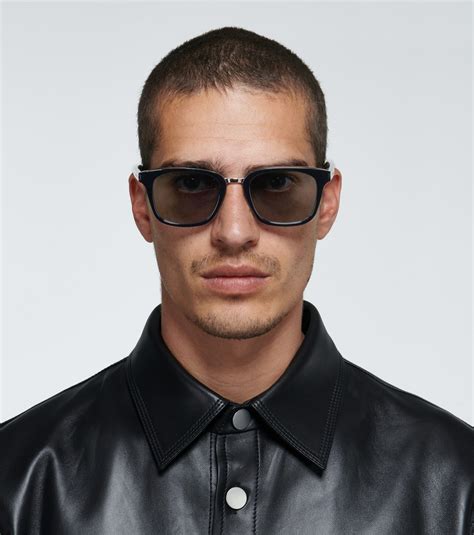 saint laurent bold square frame acetate sunglasses|SAINT LAURENT Square.